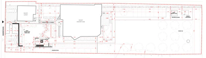 Pereš · setting-out drawing