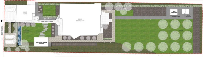 Pereš · proposed garden plan