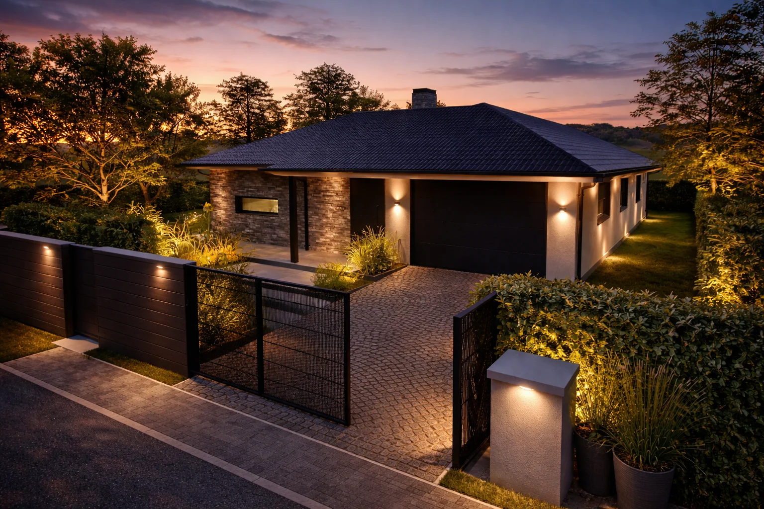 FRONT OF THE HOUSE