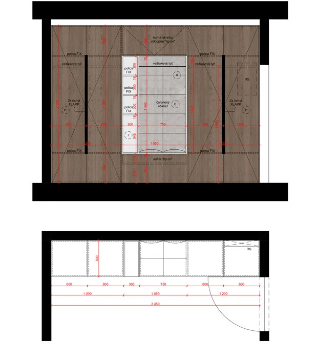 Joinery drawings · wardrobe